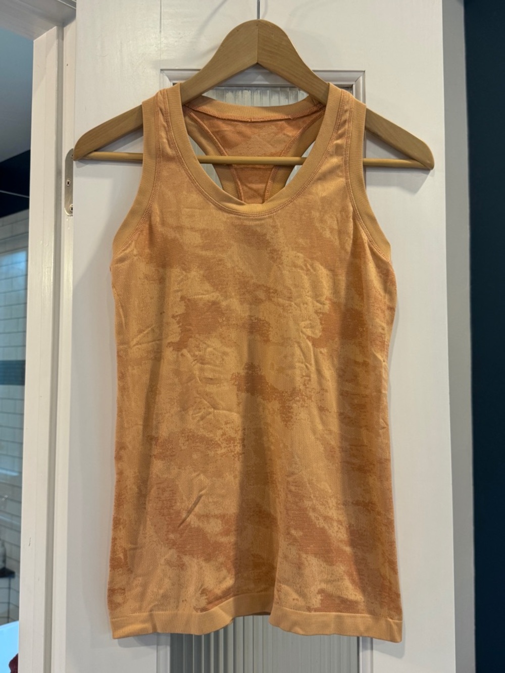 Athleta Light Orange Tank Top size M